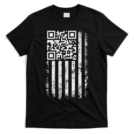 Funny Qr Scan Me President Trump 4547 Trump Dancing Code T-Shirt